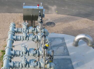 Hidalgo MUD water treatment plant pipes and gauges